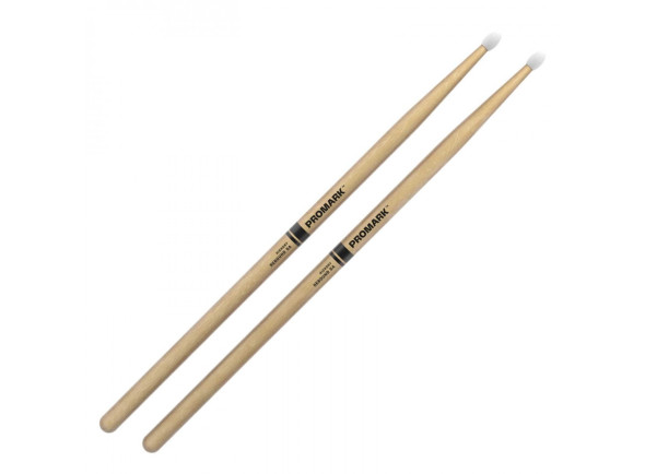 ProMark Rebound 5A Hickory Drumsticks, Oval Nylon Tip ProMark Rebound 5A Hickory Drumsticks, Oval Nylon Tip